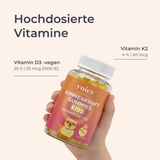 Sonnenkraft Gummibärchen von yuicy - mit Vitamin D3 + K2